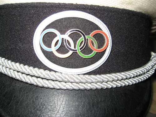 SS Olympics visor and white Olympic uniforms