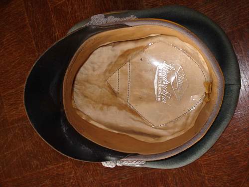 Peküro cavalry visor with danziger skull
