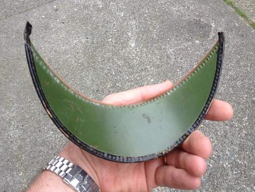 Luftwaffe visor cap questions