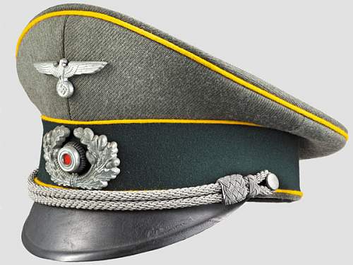 Cavalry or Signals Visor Cap