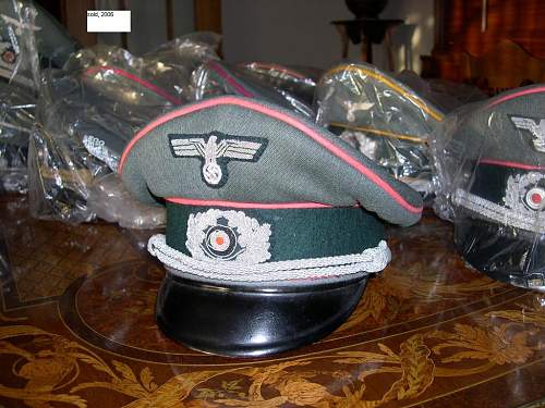 Cavalry or Signals Visor Cap