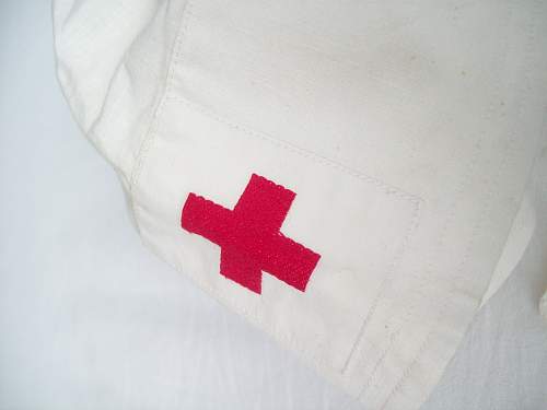 &quot;Helerinnen Haube&quot; DRK Schwester ( German Red Cross cap for a nurse )