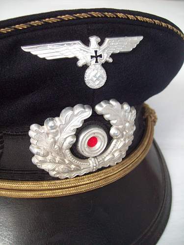 New visor No. 2 : visor cap for a &quot; Kreisführer &quot; of the NS - Reichskriegerbund