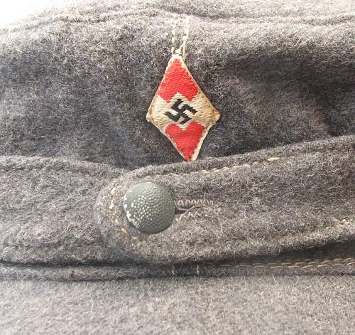 Hitler Youth Flak helper's cap