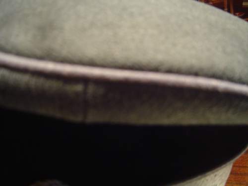 Visor cap from a member of the staff rfss