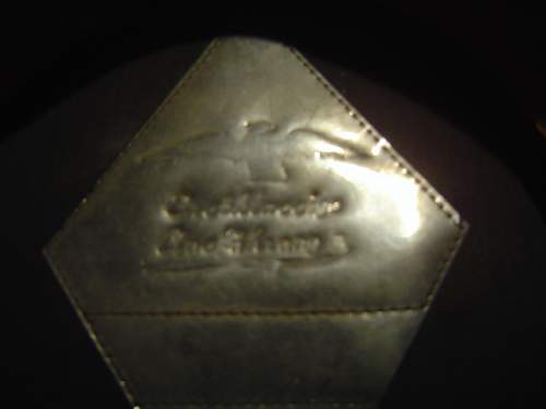 Visor cap from a member of the staff rfss