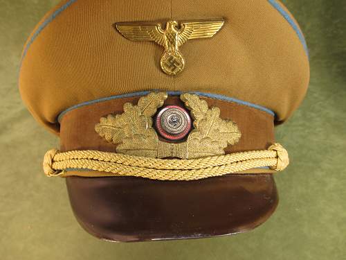 Orts Level NSDAP Visor Cap