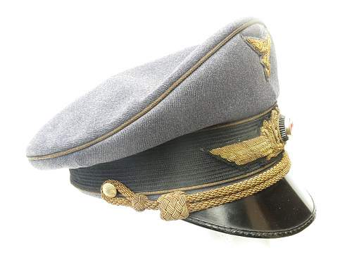 Early Luftwaffe Generals visor cap by Erel.