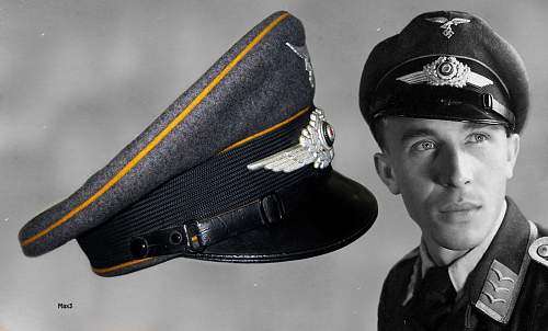 Early Luftwaffe Flight/para Visor Cap