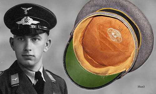 Early Luftwaffe Flight/para Visor Cap