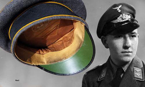 Early Luftwaffe Flight/para Visor Cap