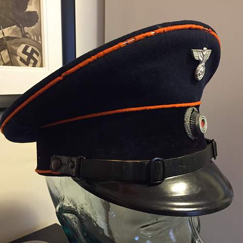 My new Reichspost visor