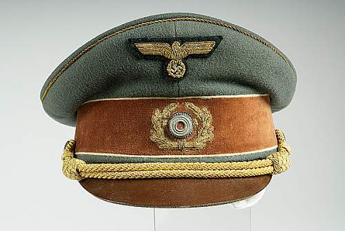 The Visor Hats of AH, Goring, and Feldbischof Rarkowski at Auction (for review &amp; comment)