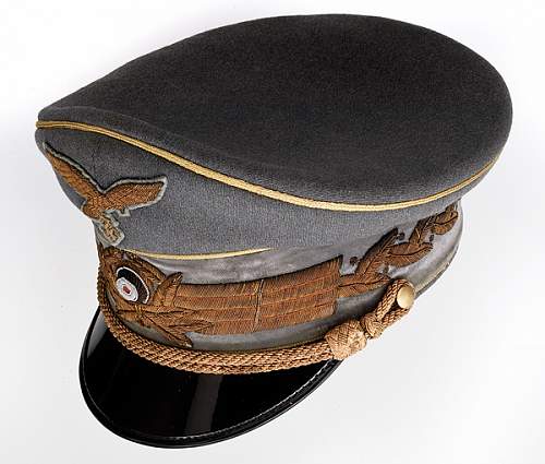 The Visor Hats of AH, Goring, and Feldbischof Rarkowski at Auction (for review &amp; comment)