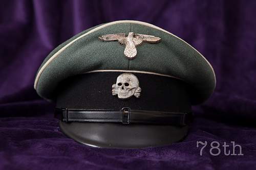 Waffen SS NCO Visor Cap