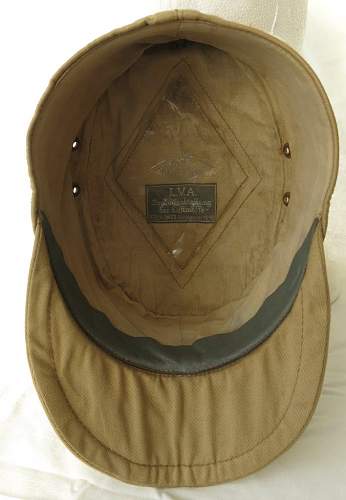 Luftwaffe tropical M41 officer's cloth billed field cap