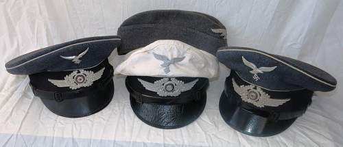 A small group of HG Division NCO/OR's visor caps