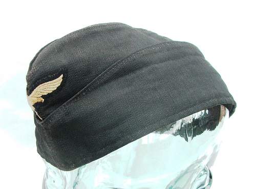 Luftwaffe Mechanics Black Work Cap