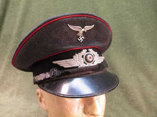 Thoughts?  Luftwaffe FLAK Visor Cap