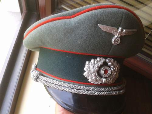 Schirmmütze artillerie artillery cap - real or fake?