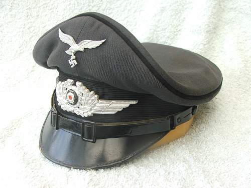 Luftwaffe black piped (pioneer) visor