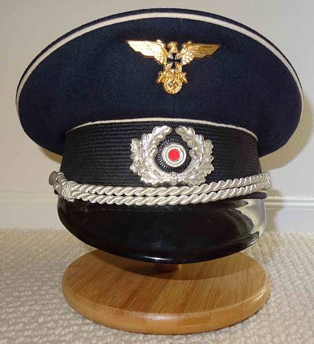 Marinebund visor cap