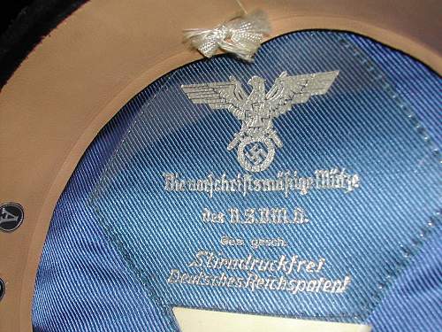 Marinebund visor cap