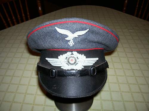 Luftwaffe Hermann Goring (RGG) EM visor by G A Hoffmann