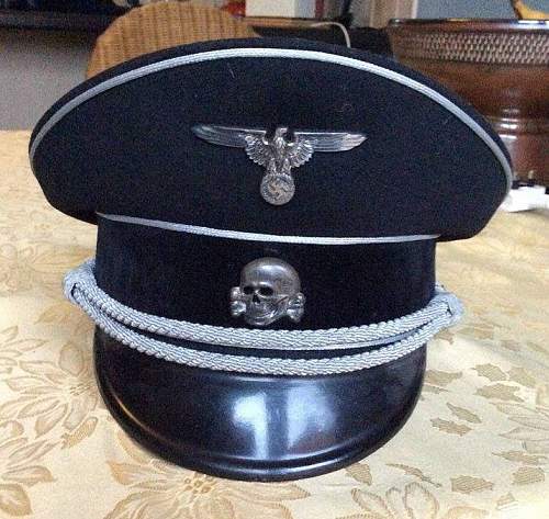 Allgemeine SS General's visor cap hat