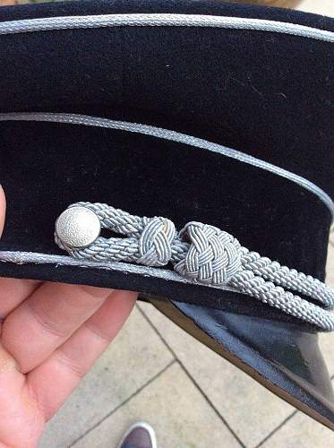 Allgemeine SS General's visor cap hat