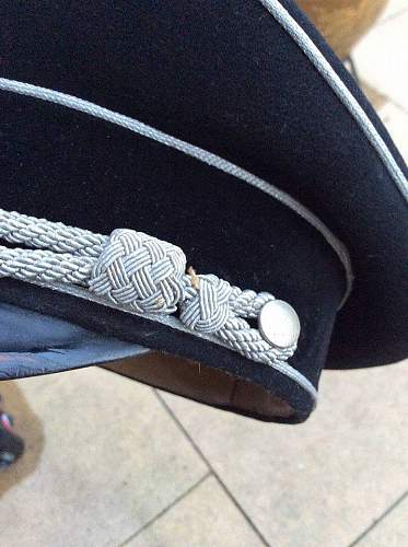 Allgemeine SS General's visor cap hat
