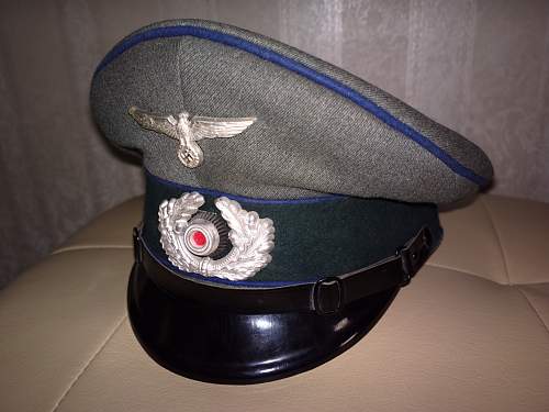 German NCO visor cap