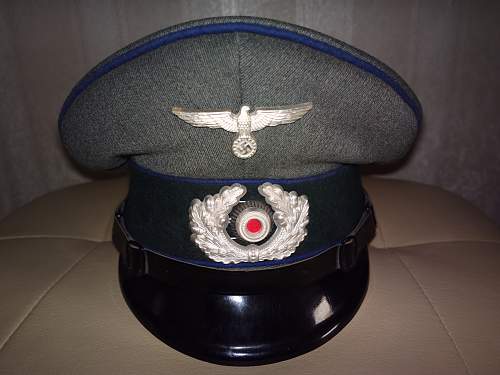 German NCO visor cap