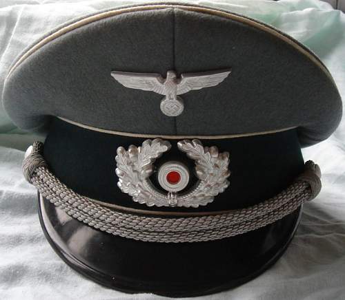 Infanterie officer visor cap - Peküro for opinions