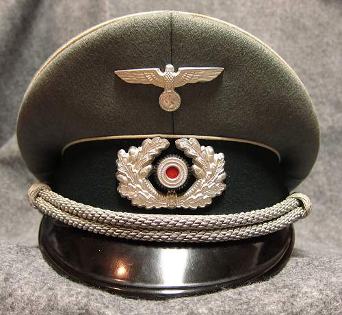 Infanterie officer visor cap - Peküro for opinions