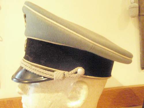 Private Purchase S S Officer's Visor Cap