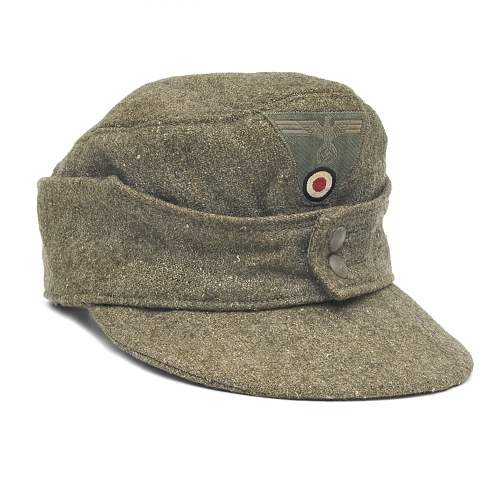 Heer EM M43 cap - (maker RB number 0/0487/0002)