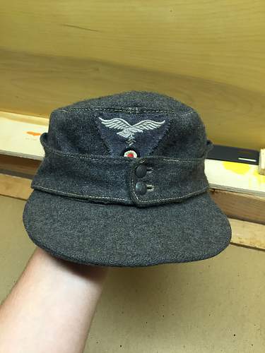 Luftwaffe m43 cap original?