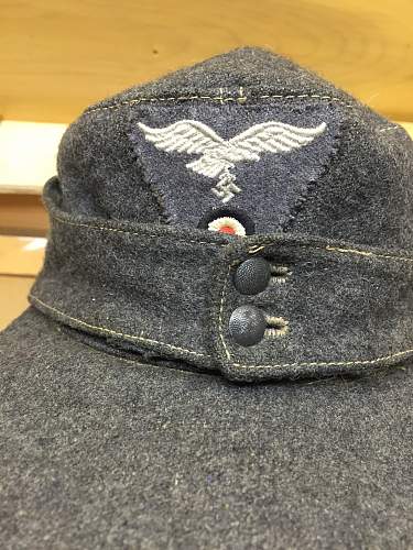 Luftwaffe m43 cap original?