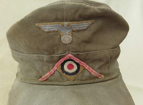 PinK piped Afrika Korps cap good???