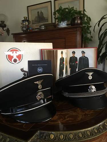 authentic SS caps.