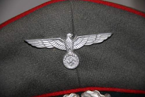 artillery visor cap MARKE ODD OlYMPIA