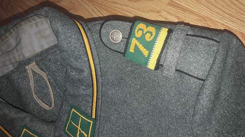 Swiss WW2 Waffenrock Infantry Uniform