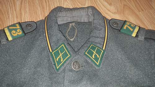 Swiss WW2 Waffenrock Infantry Uniform