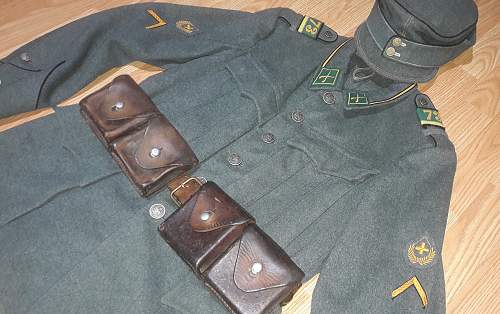 Swiss WW2 Waffenrock Infantry Uniform