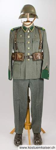 Swiss WW2 Waffenrock Infantry Uniform