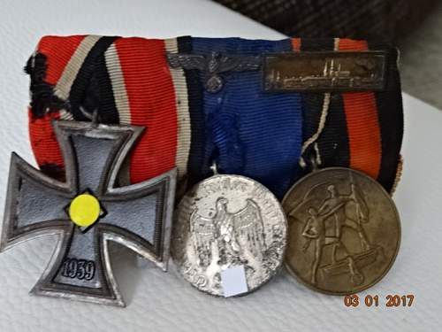 German Medal Bars