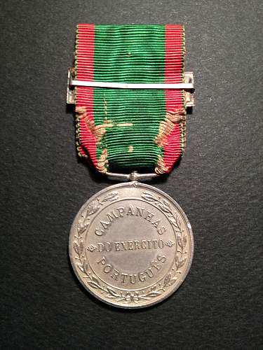 Portuguese Campaign Commemorative Service Medal Collection