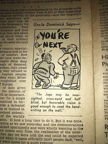 VE Day Newspaper, Philadelphia Inquirer