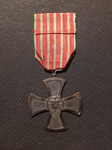 Portuguese War Cross Collection